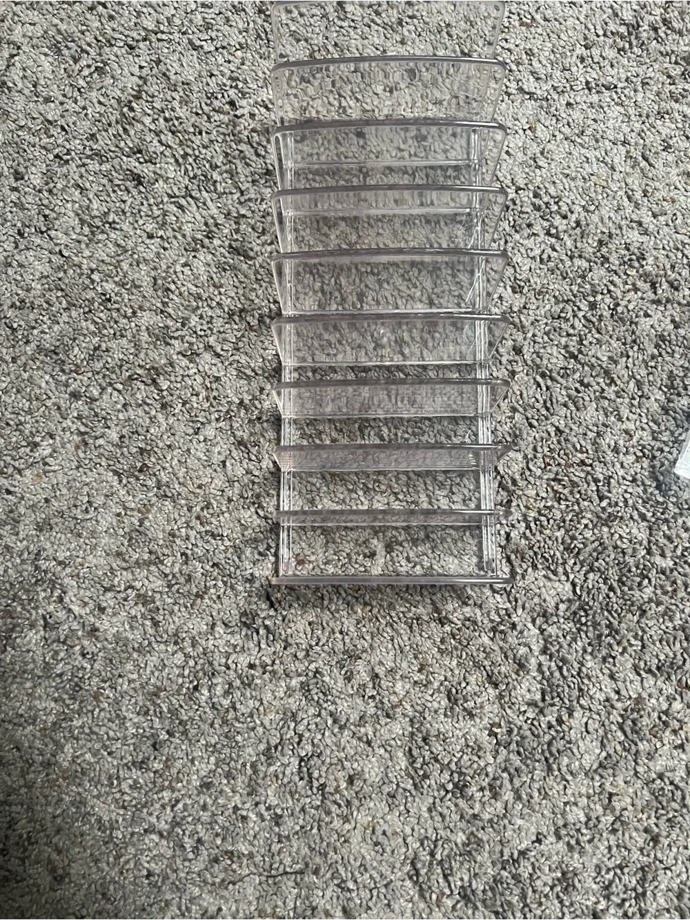 Clear Acrylic Stand Organizer Trio
